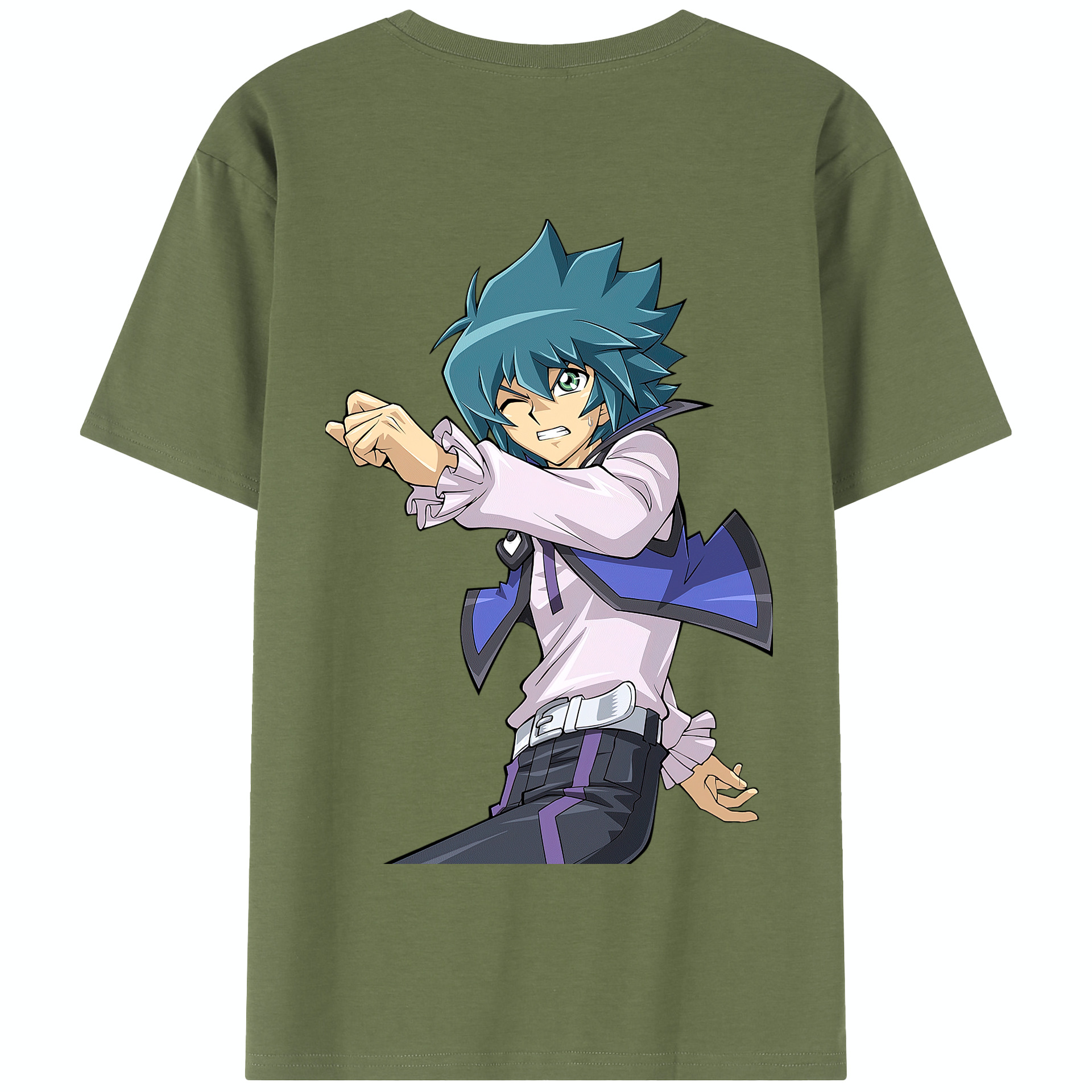 （画像用） 遊☆戯☆王 Yu-Gi-Oh! 綿100％半袖Tシャツ（背面プリント）